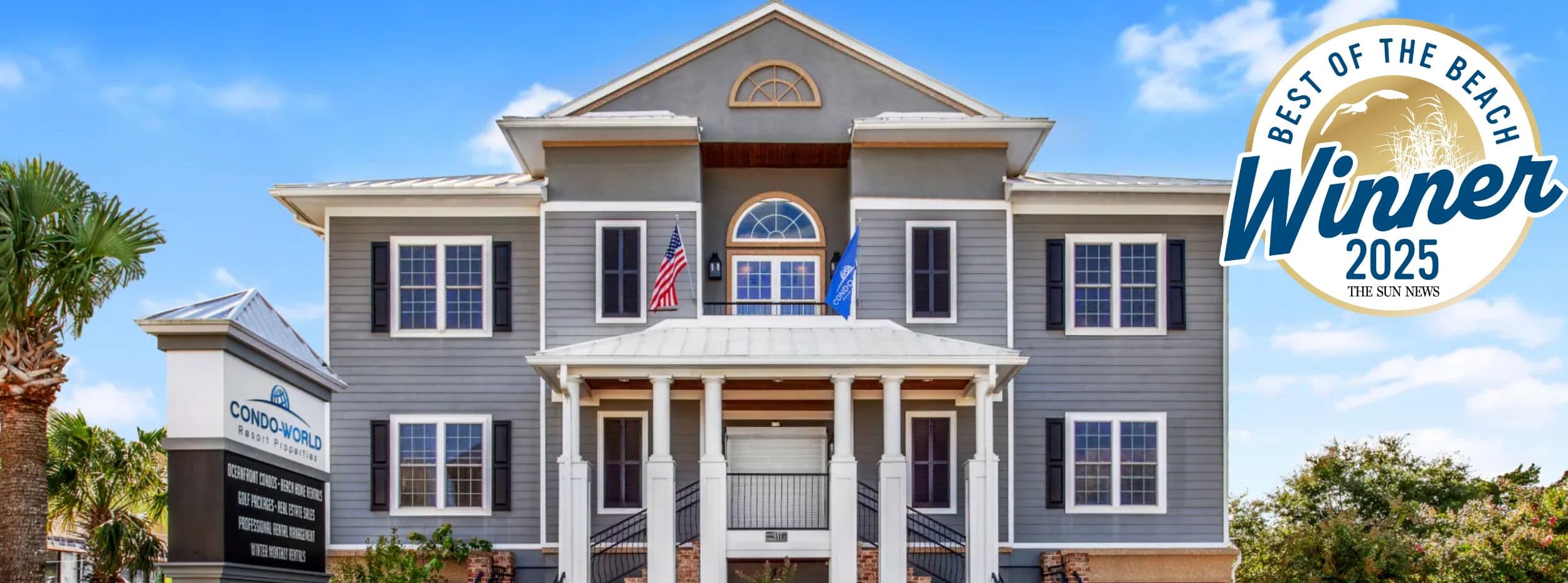 Condo-World Wins Best of the Beach Award for Vacation Rental Company