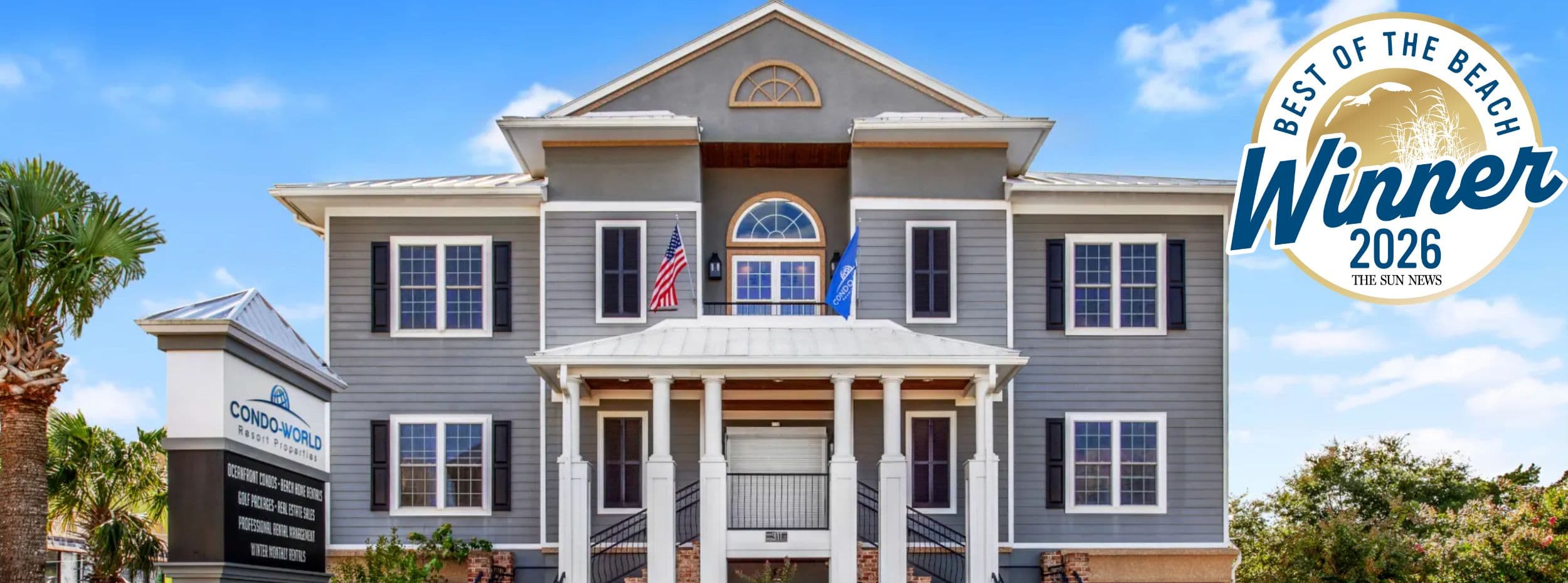 Condo-World Wins Best of the Beach Award for Vacation Rental Company