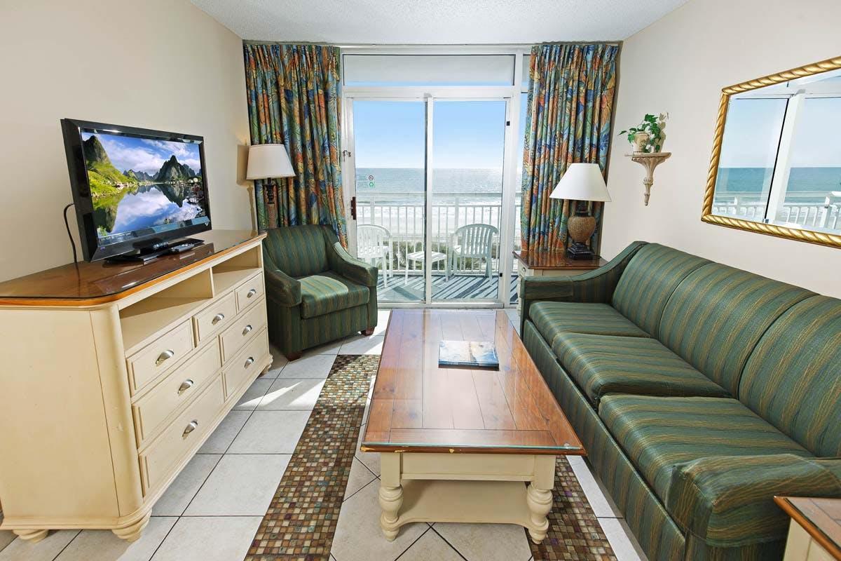 Atlantica Resort - 2 Bedroom Oceanfront Condo - King Deluxe